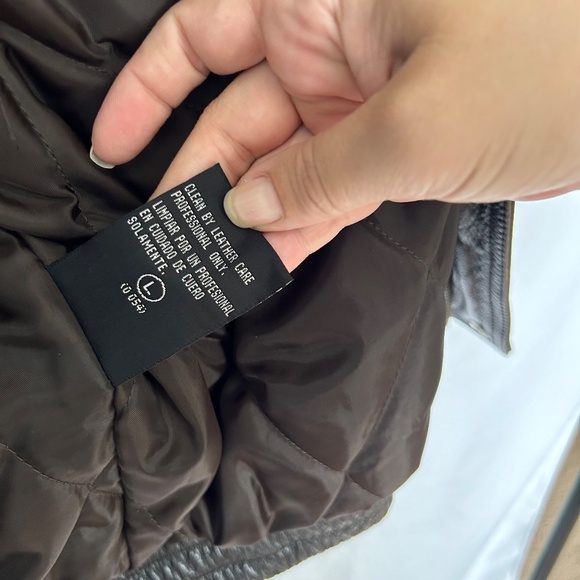 Vintage Members Only Genuine Leather Jacket, Size XL - Picture 5 of 9